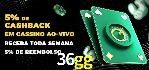 Promoções do cassino ao Vivo 36gg
